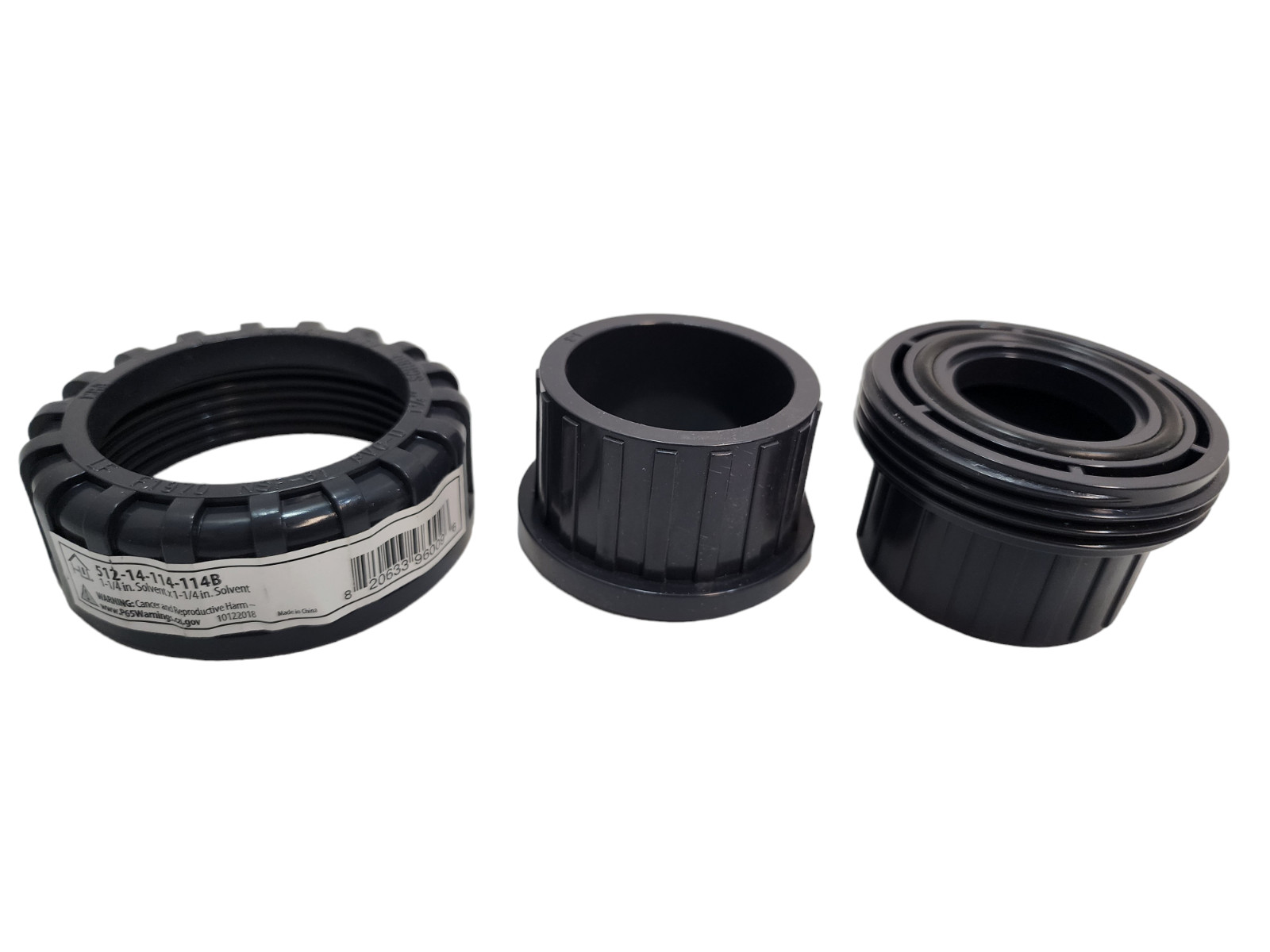 SCHEDULE 80 PVC UNION 1-1/4In. SOLVENT X 1-1/4In. SOLVENT 512-14-114-114B