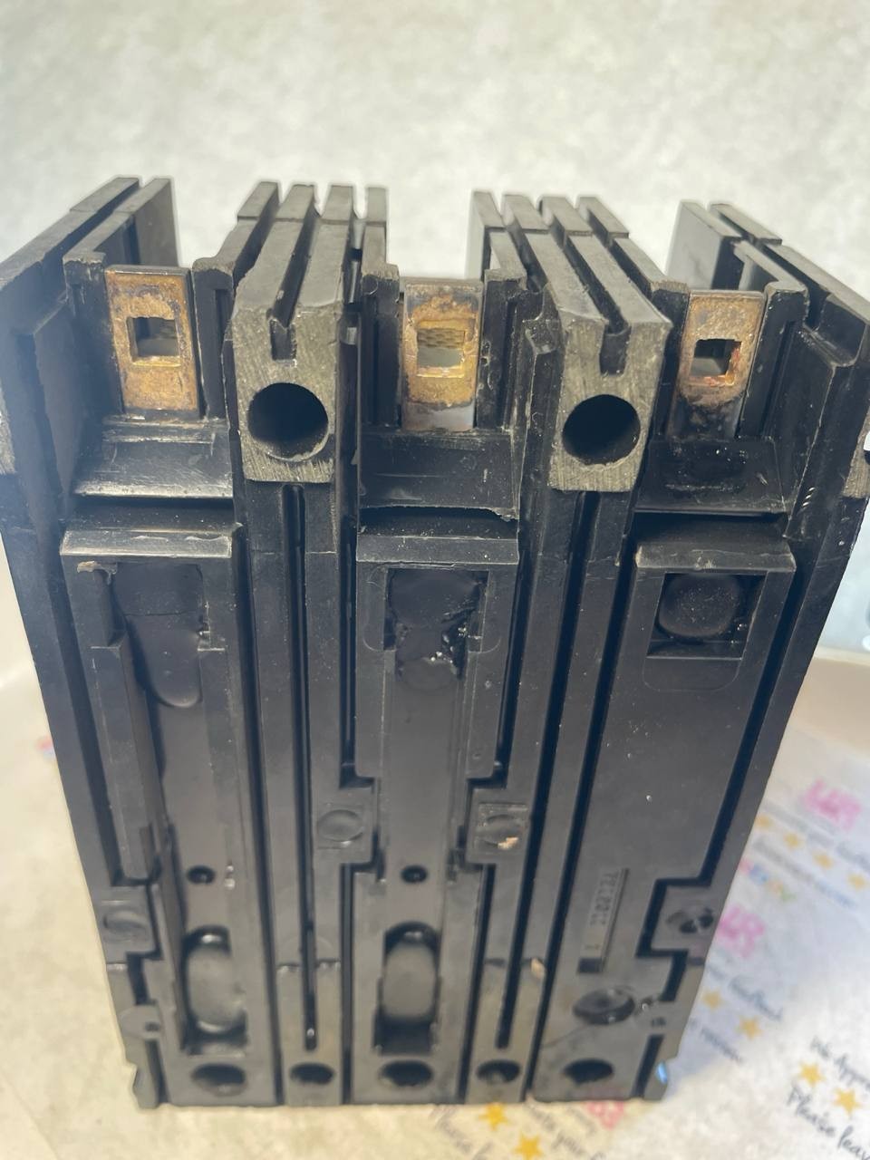 FPE Type NEF Circuit Breaker 50 Amp 480 Volt 3 Pole Used