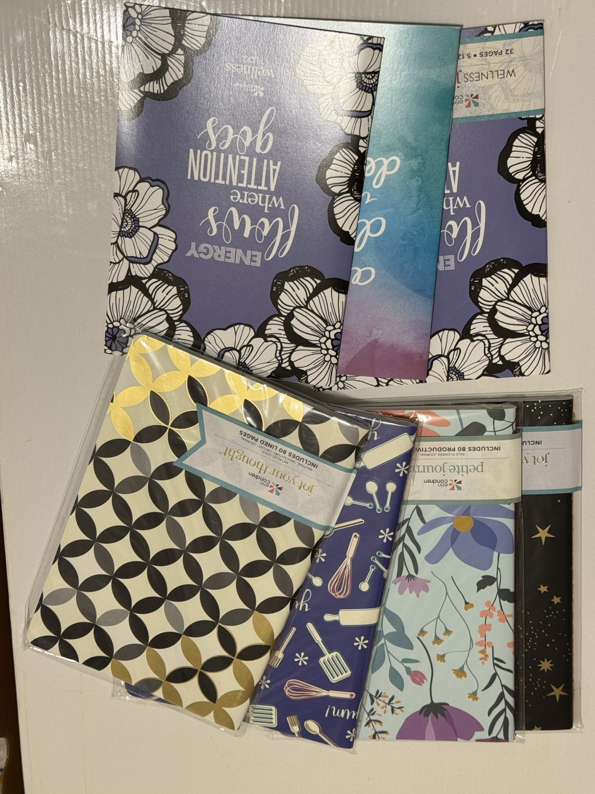 Erin Condren Life Planner Accessories, Notes, Stickers, Journals HUGE LOT NEW
