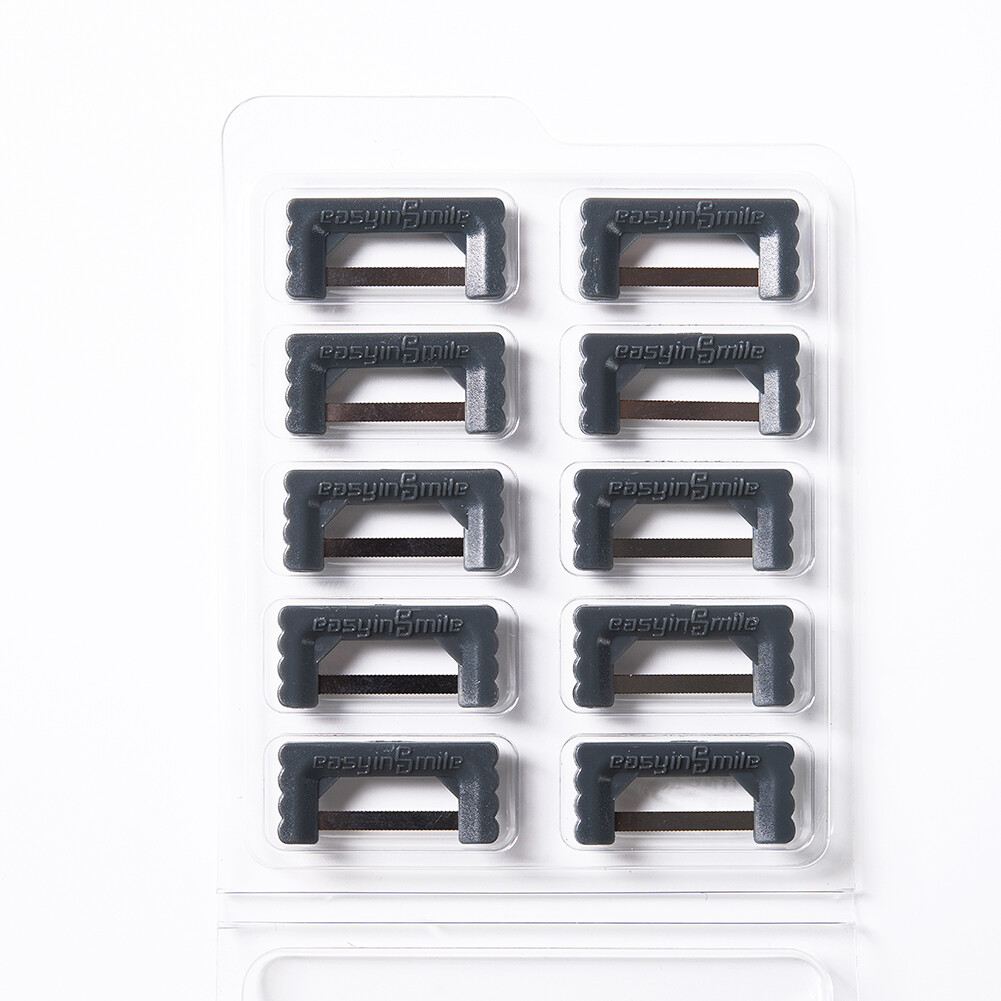 10pc Dental Interproximal reduction strips orthodontic IPR strips 0.1MM serrated