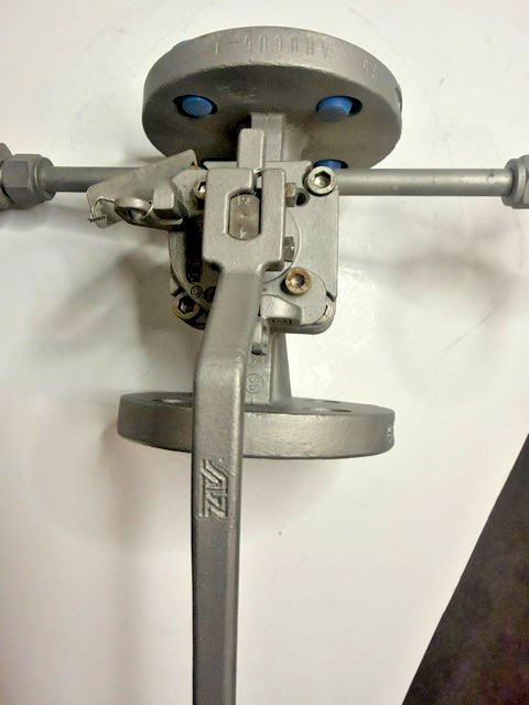 AZ 1″ Valve with 1/2″ Flush lines AHU605-1 Flanged 150 Pounds NEW