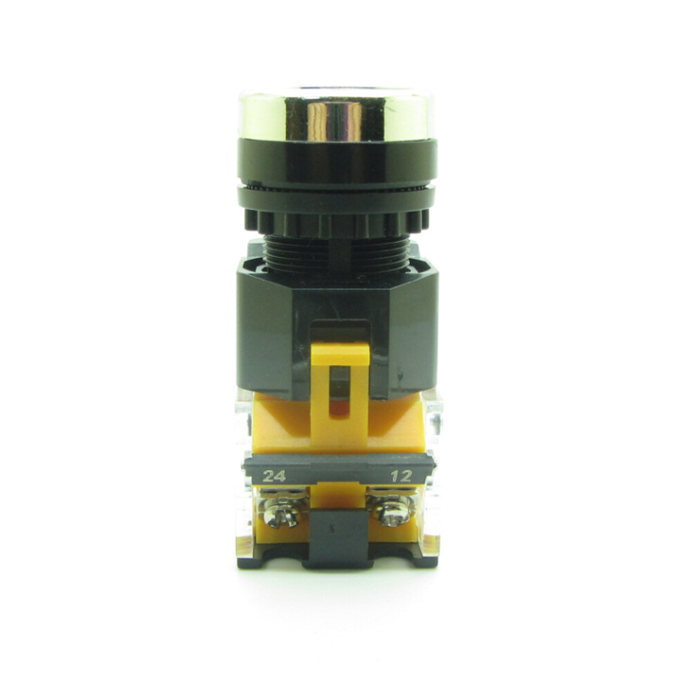 Press Push Button Switch Power Starter Round Panel 22mm Momentary Latching 10A