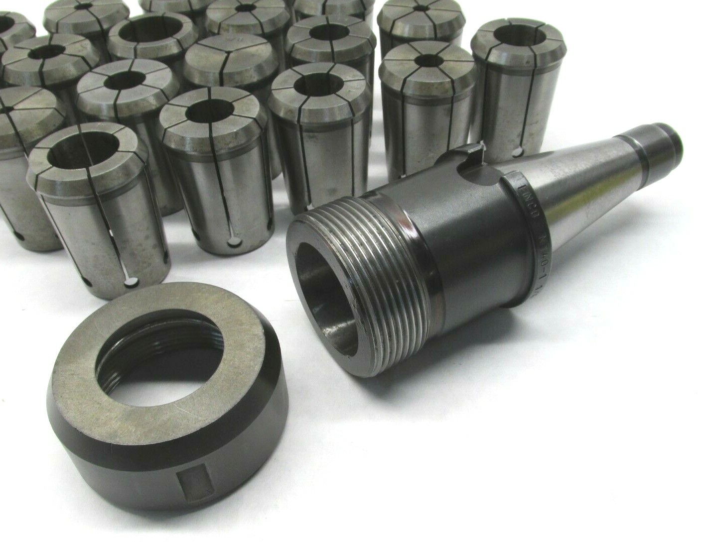 SPAIN! ENCO COLLET CHUCK w/ NMTB40 SHANK & COLLET SET