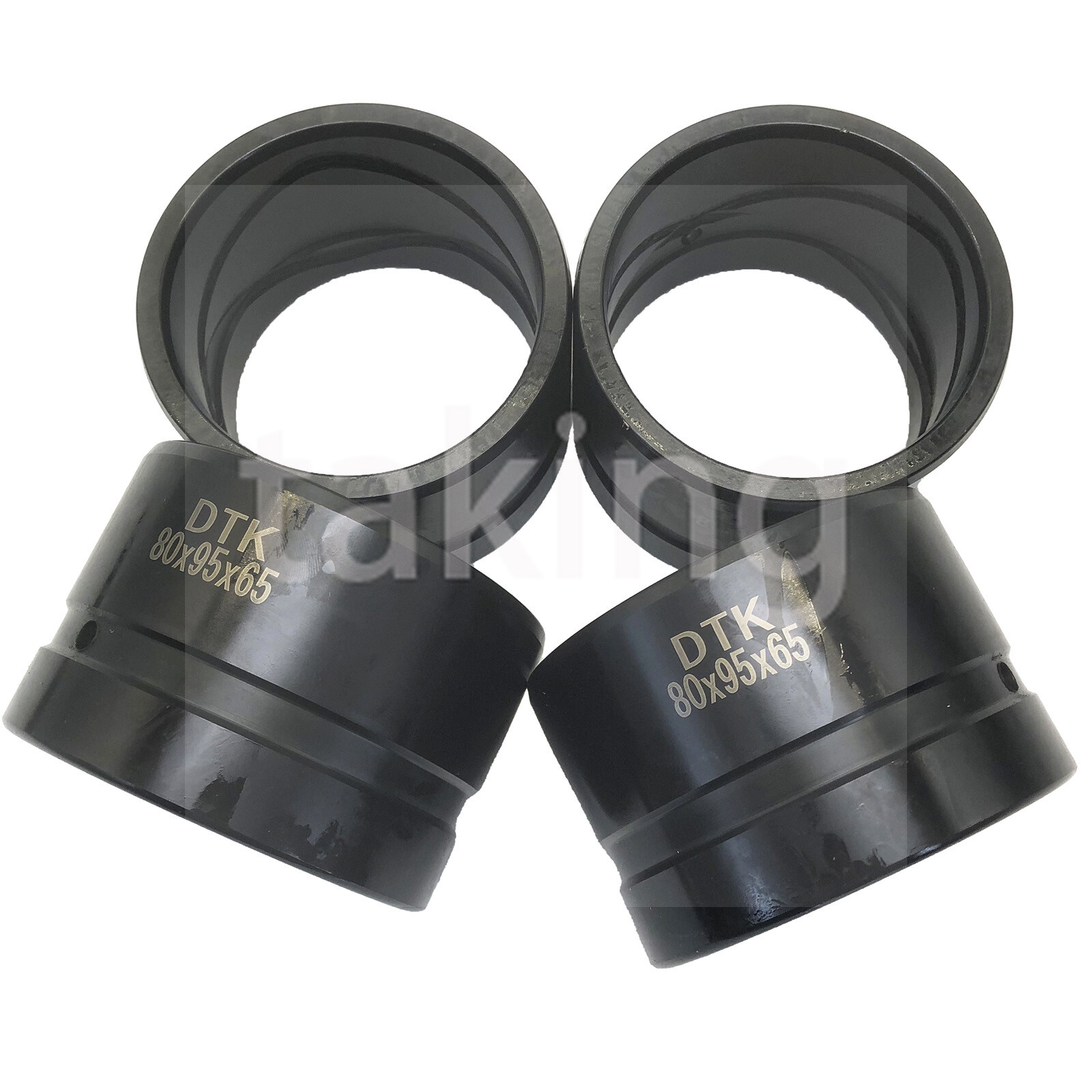 New 4pc 80mm excavator bushing harden steel bushing ID 80mm x OD 95mm x L 65 mm