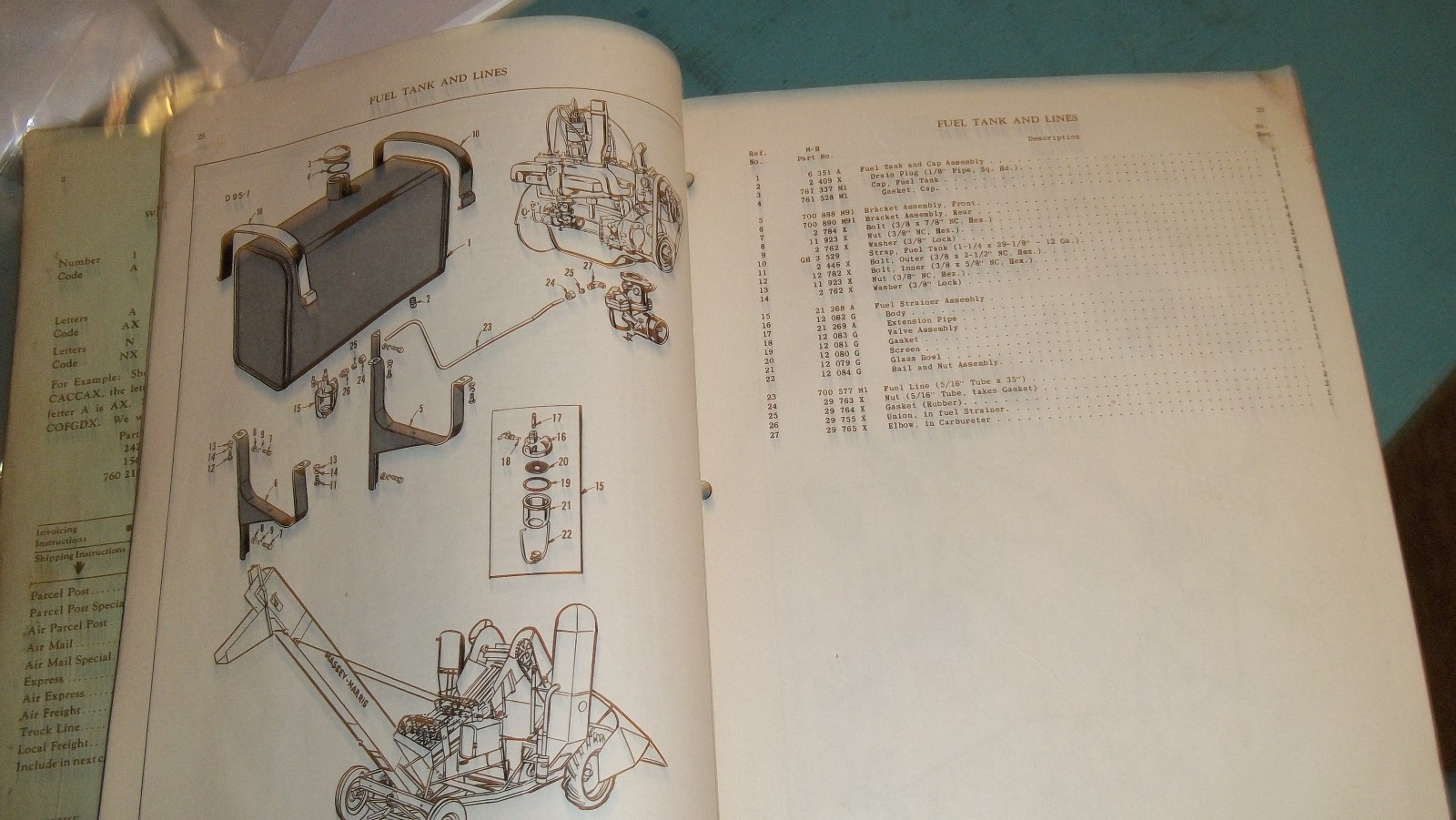 Massey Harris Self Propelled Corn Picker Service Manual Parts List Catalog-1950
