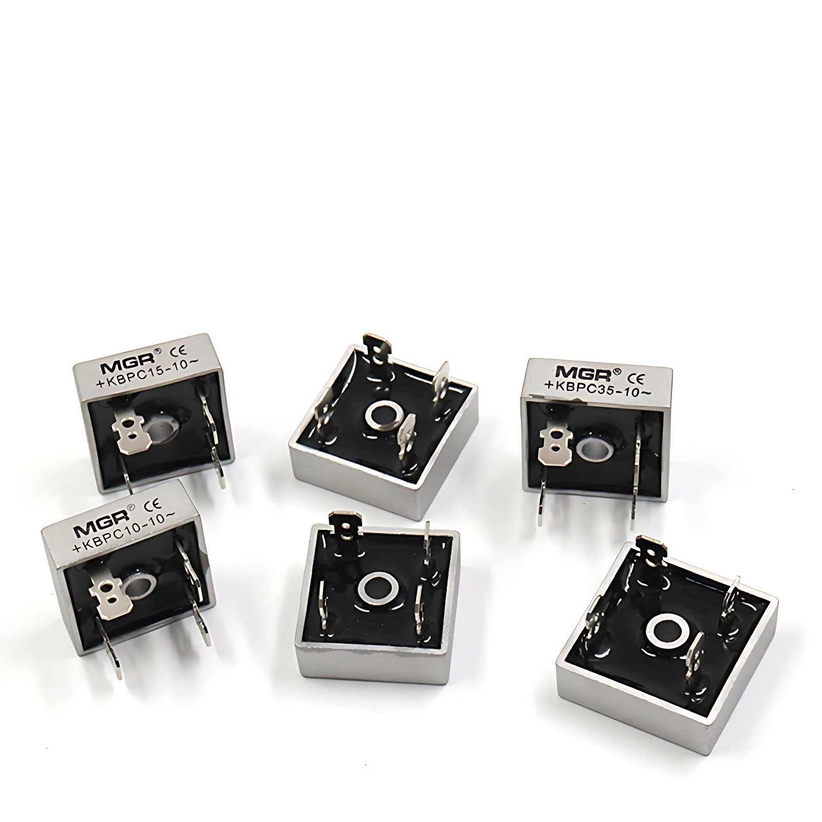 10/15/20/25/35/50A 1000V Metal Case Single Phases Diode Bridge Rectifier KBPC