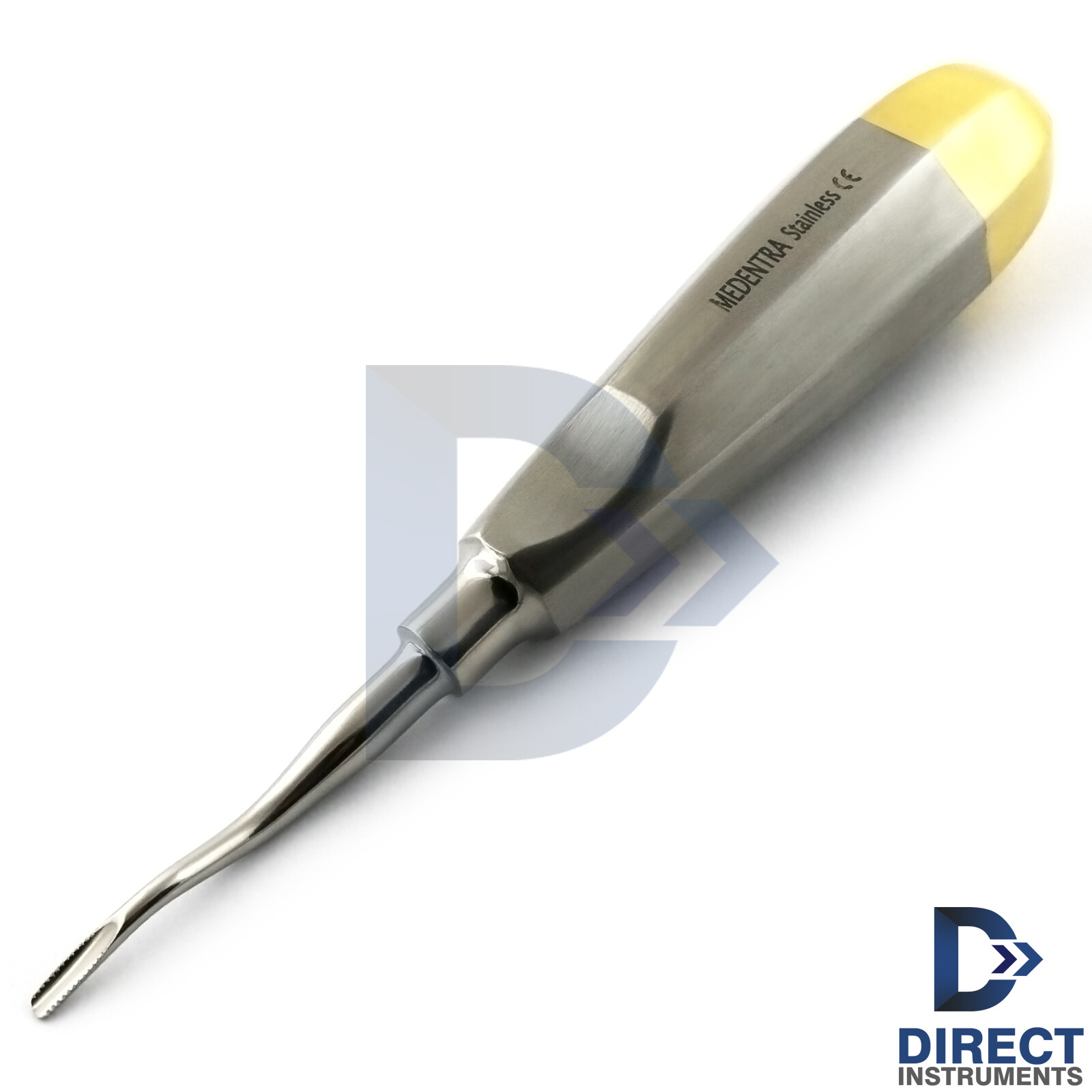 Dental Root Elevator Serrated #77R Extraction Surgical Instrument Gold Back