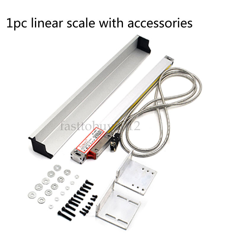 ToAuto 5um Linear Scale 100-1000MM Linear Glass Scales for Bridgeport Mill Lathe