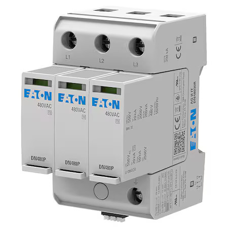 Eaton Agdn48030r Surge Protection Device, 3 Phase, 480V, 3 Poles, 3 Wires