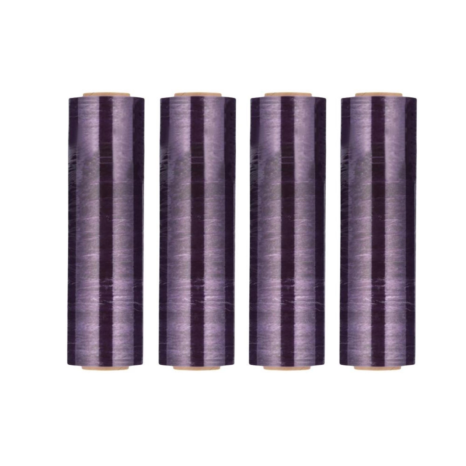 Cast Hand Stretch Wrap 18″ x 1500 Ft 4 Rolls Tinted Purple Plastic Shrink Film