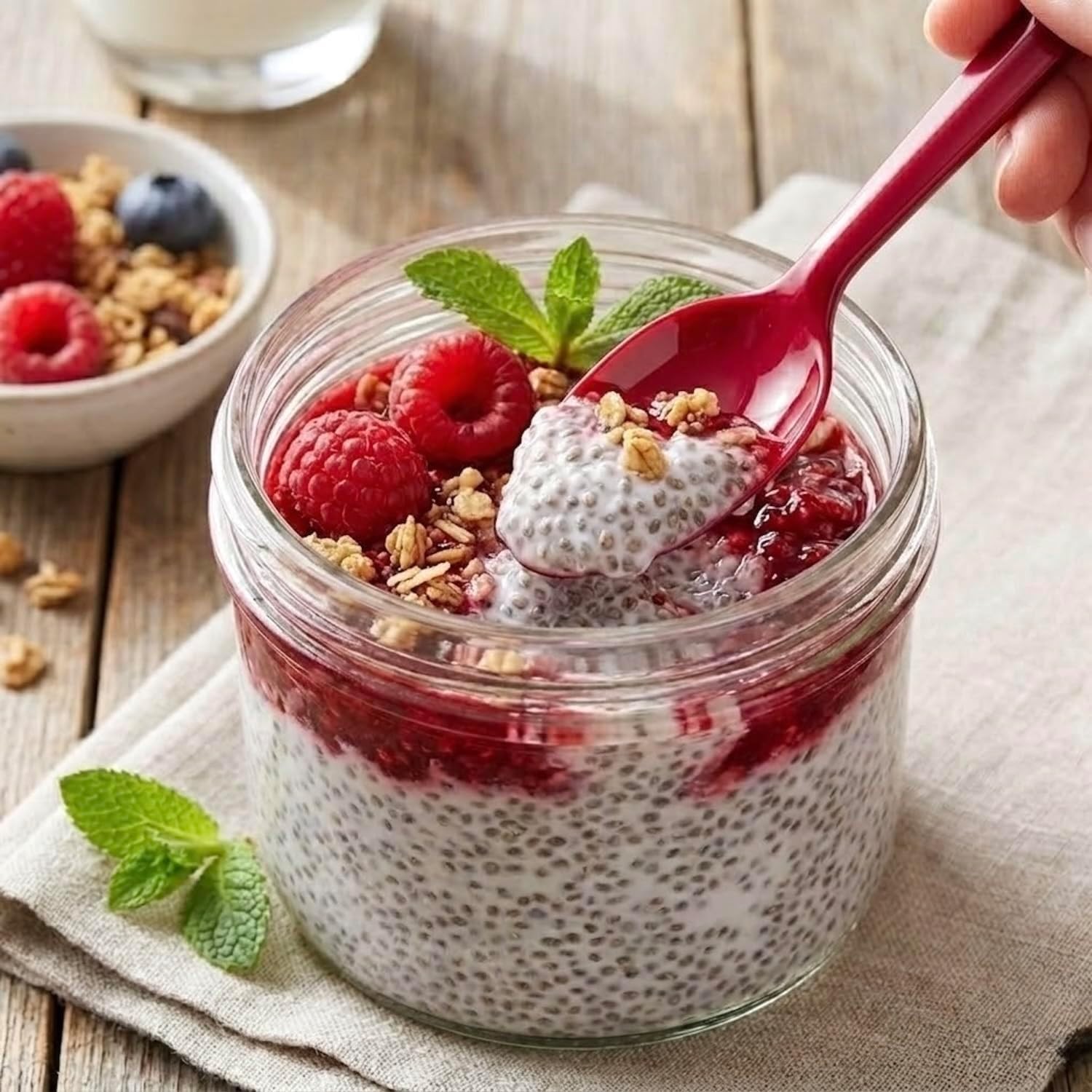 Plastic Teaspoons, Disposable Spoons for Parties & Everyday Use (200, Red)