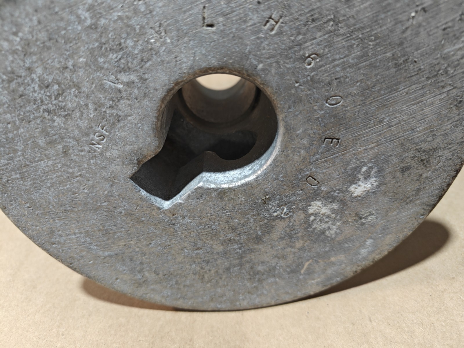 Hobart VMLH60ED2 60 Qt. EDDOUGH-ALU060 Aluminum «ED2» Dough Hook