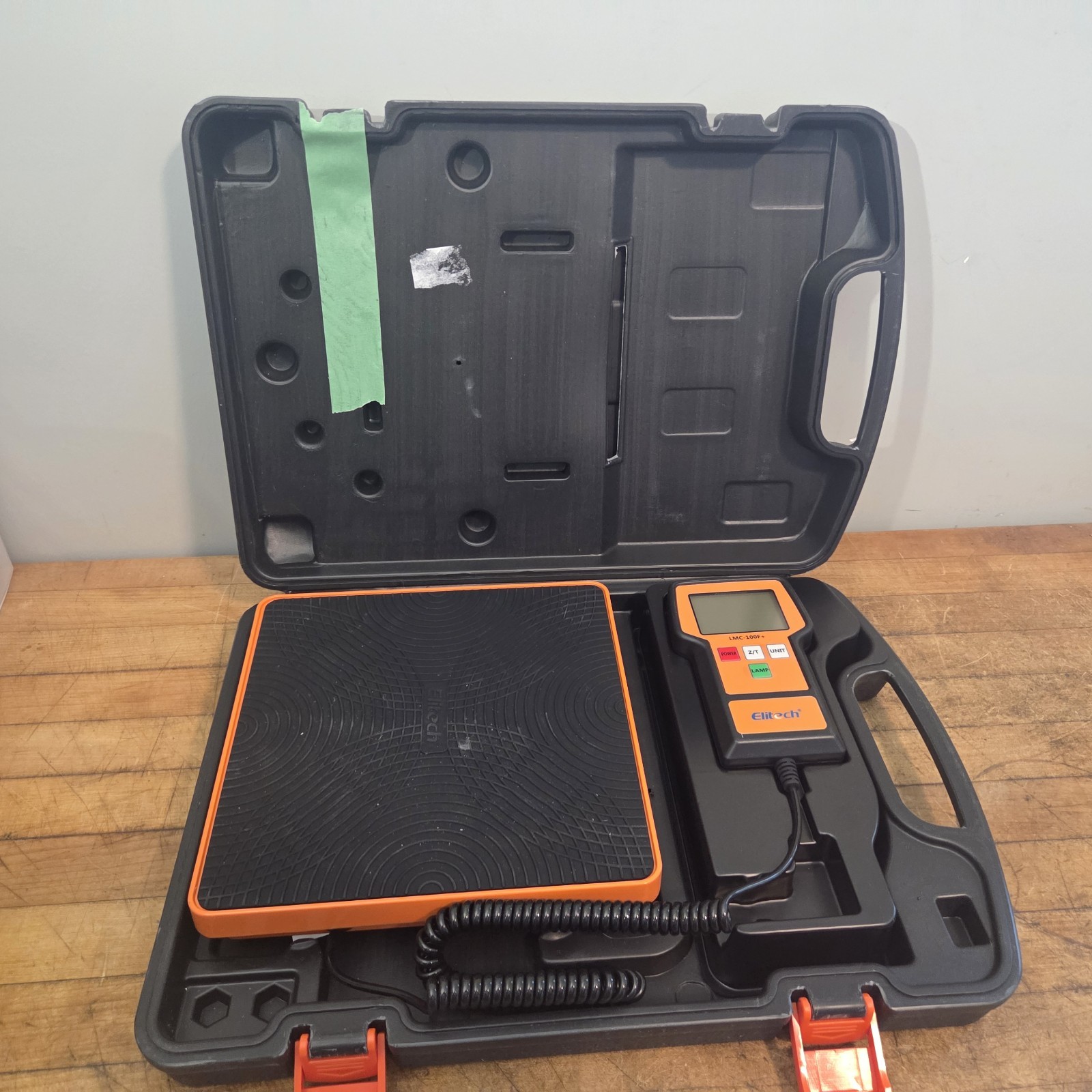 Elitech LMC-100F+ Electronic Digital Refrigerant Scale Charging HVAC 100lb 50KG