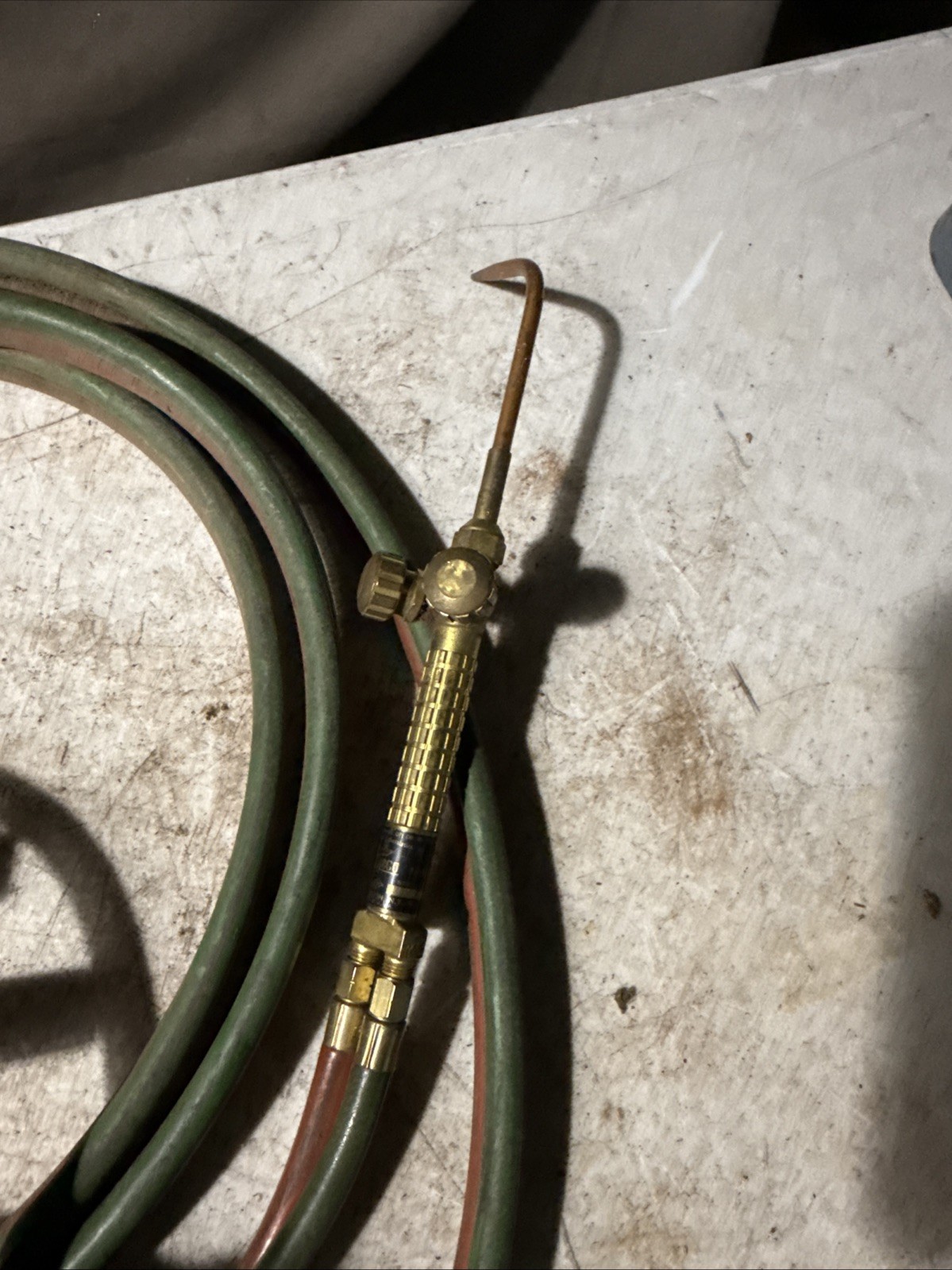 Vintage Airco Regulator Set Oxygen & Acetylene Hoses/Torch