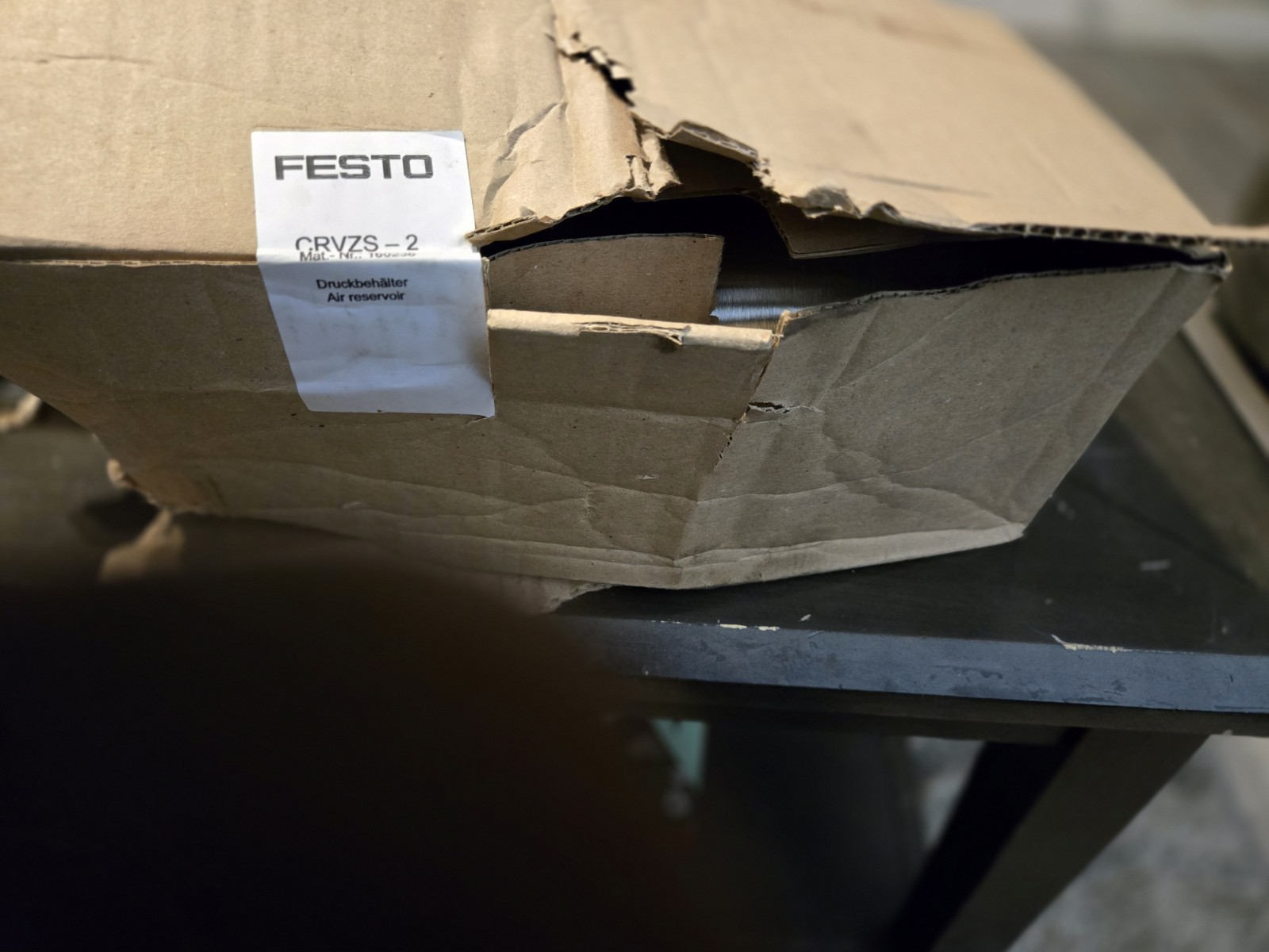 Festo CRVZS-2 160236 Air Reservoir 2L Steel PS: 16 bar N11