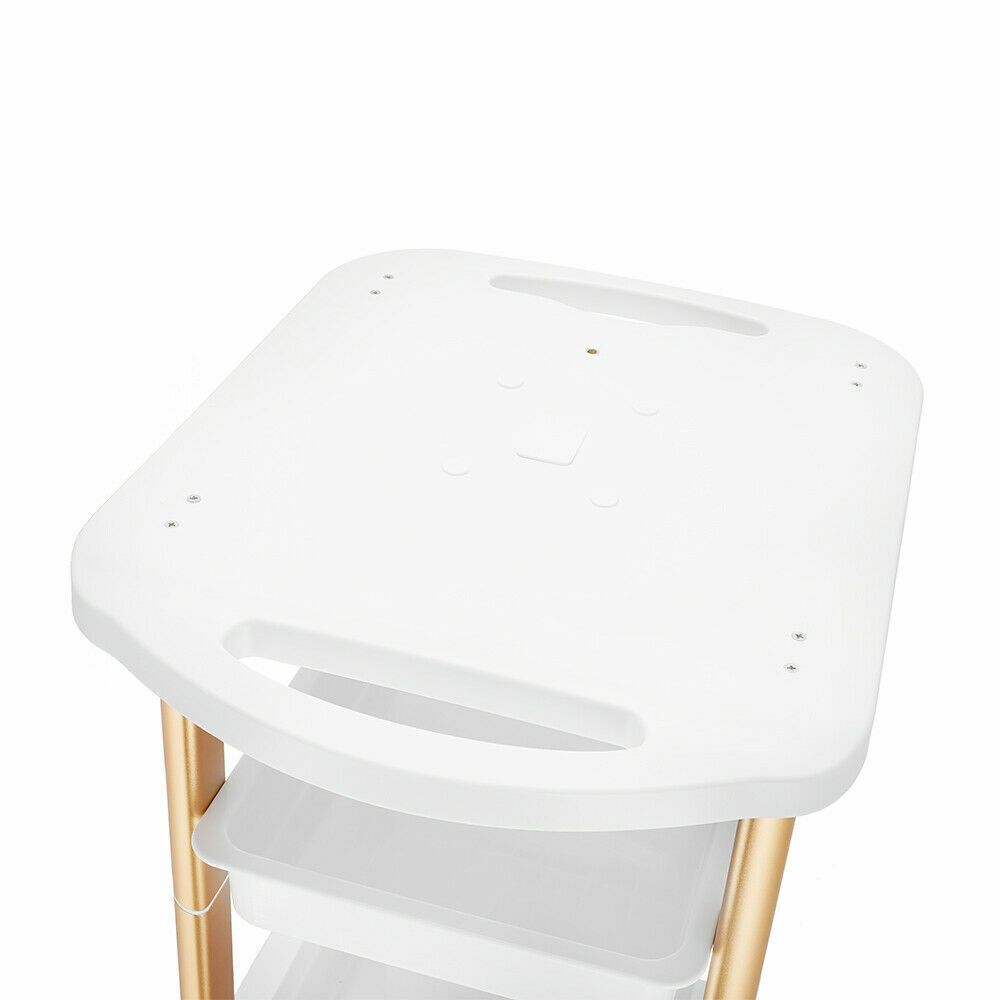 Beauty Salon Trolley Esthetician SPA Equipment Storage Stand Trolley Cart 360??