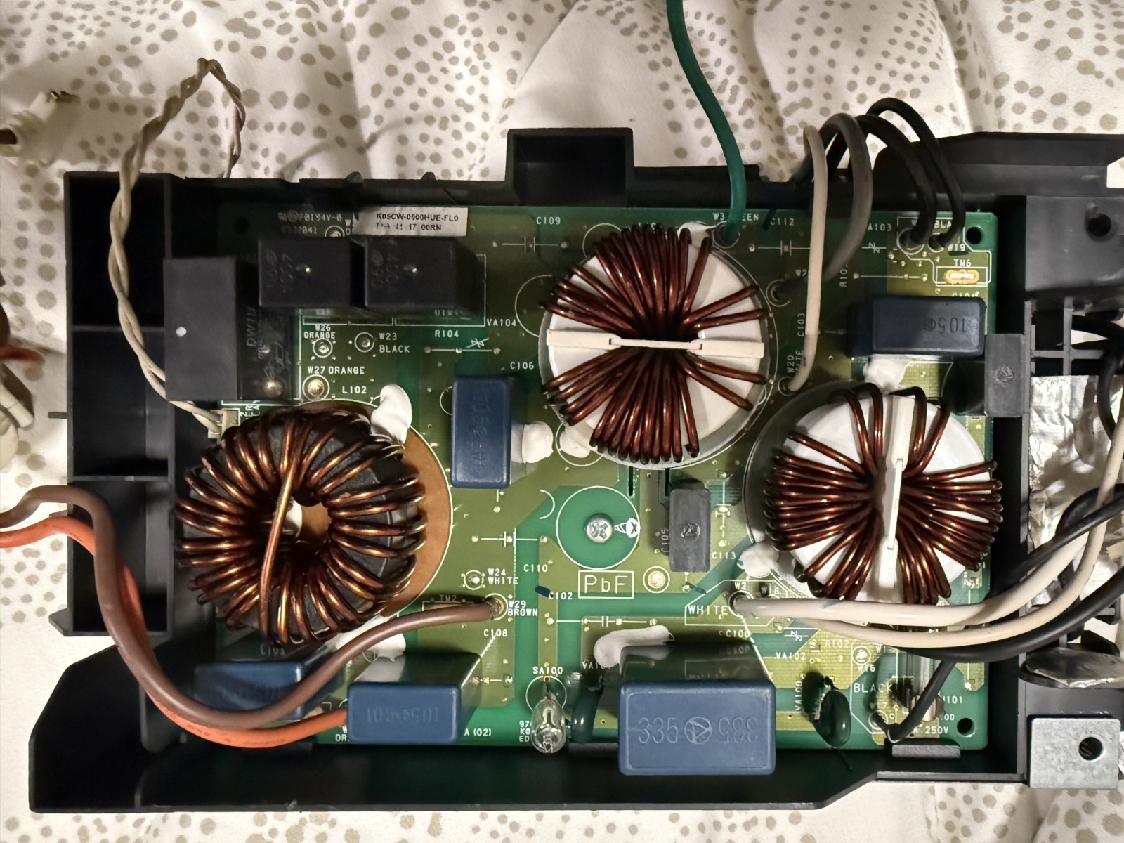 Fujitsu air conditioner computer board K05CU -9707108033 (new) and K05CW (used)