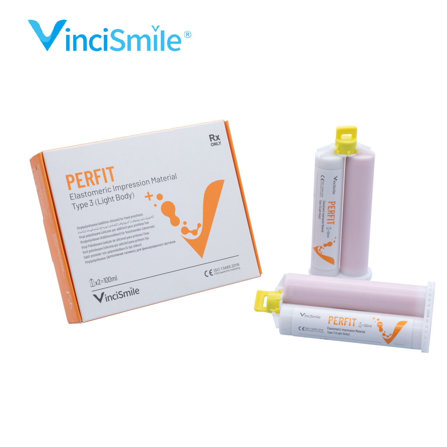 Dental Crown & Bridge Impression Material Light Body 2*50ML – Fast / Normal Set
