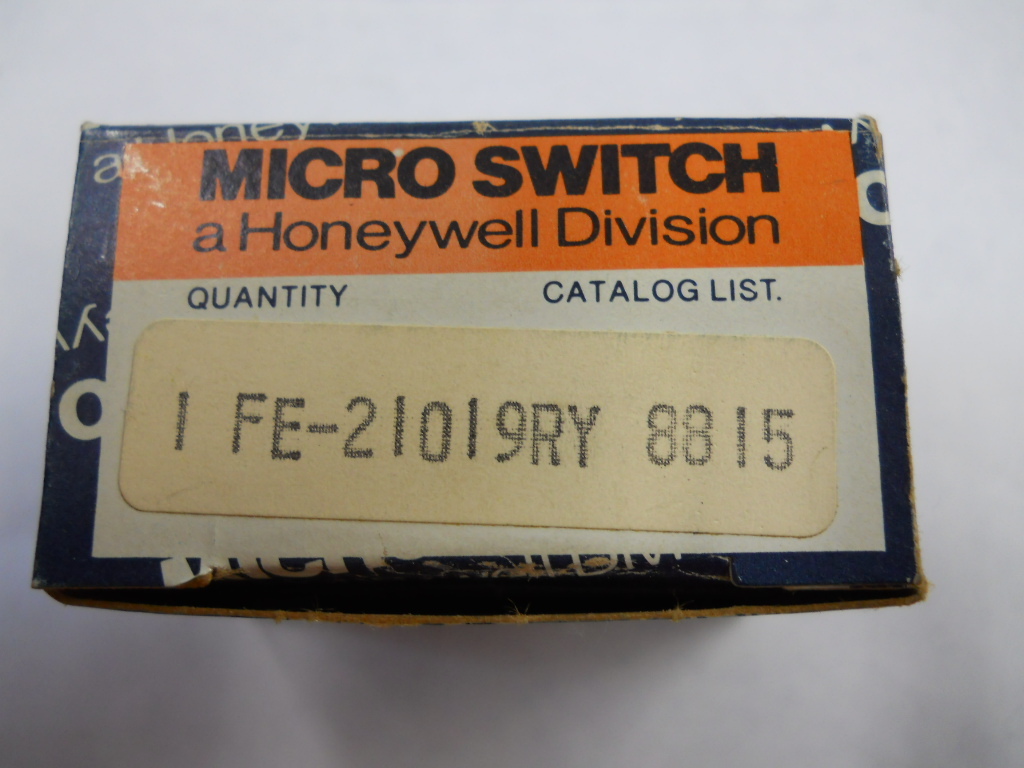 MICRO SWITCH FE-21019RY RELAY *NIB*