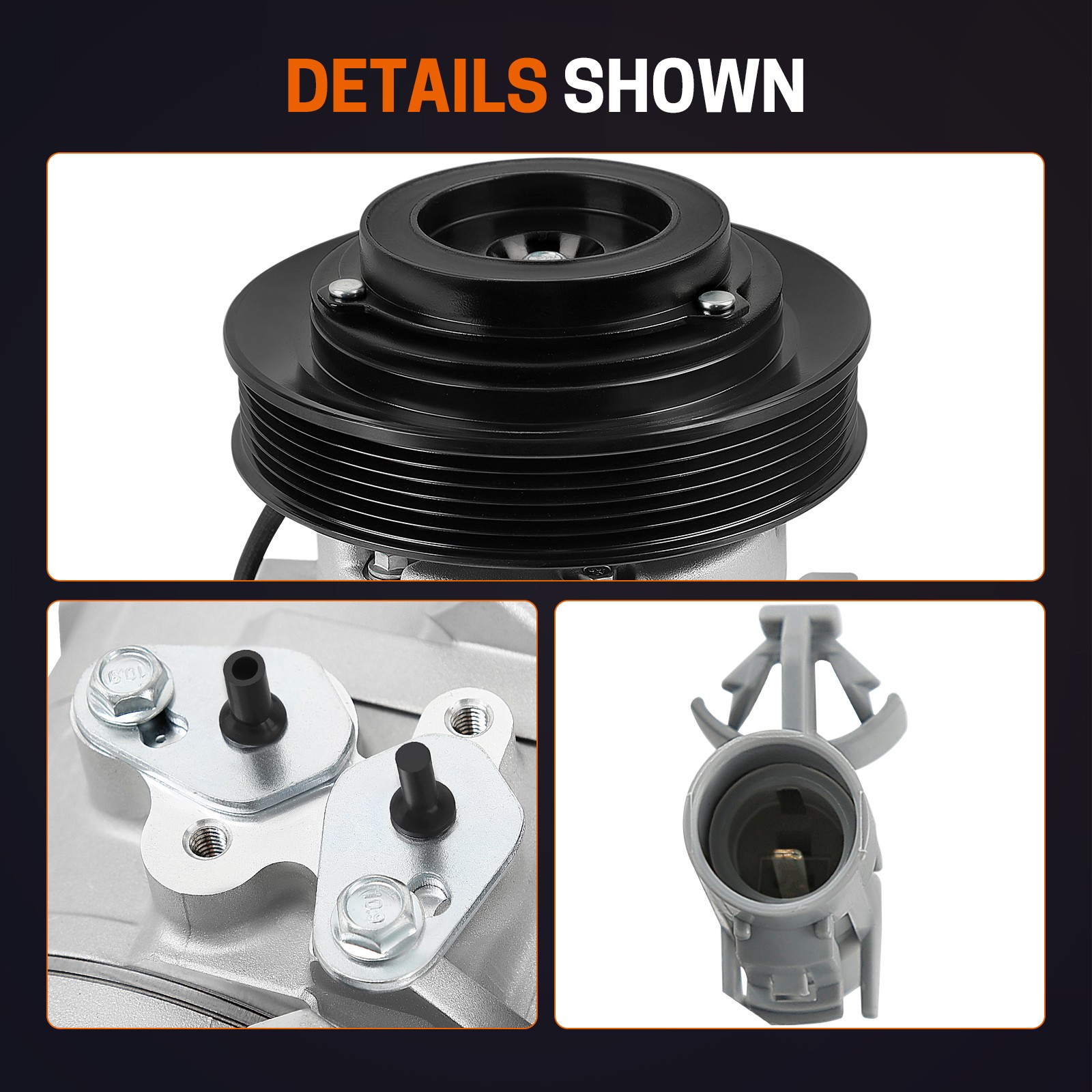 A/C AC Compressor for Toyota Corolla Matrix 2003-2008 L4 1.8L 883200212084 77391