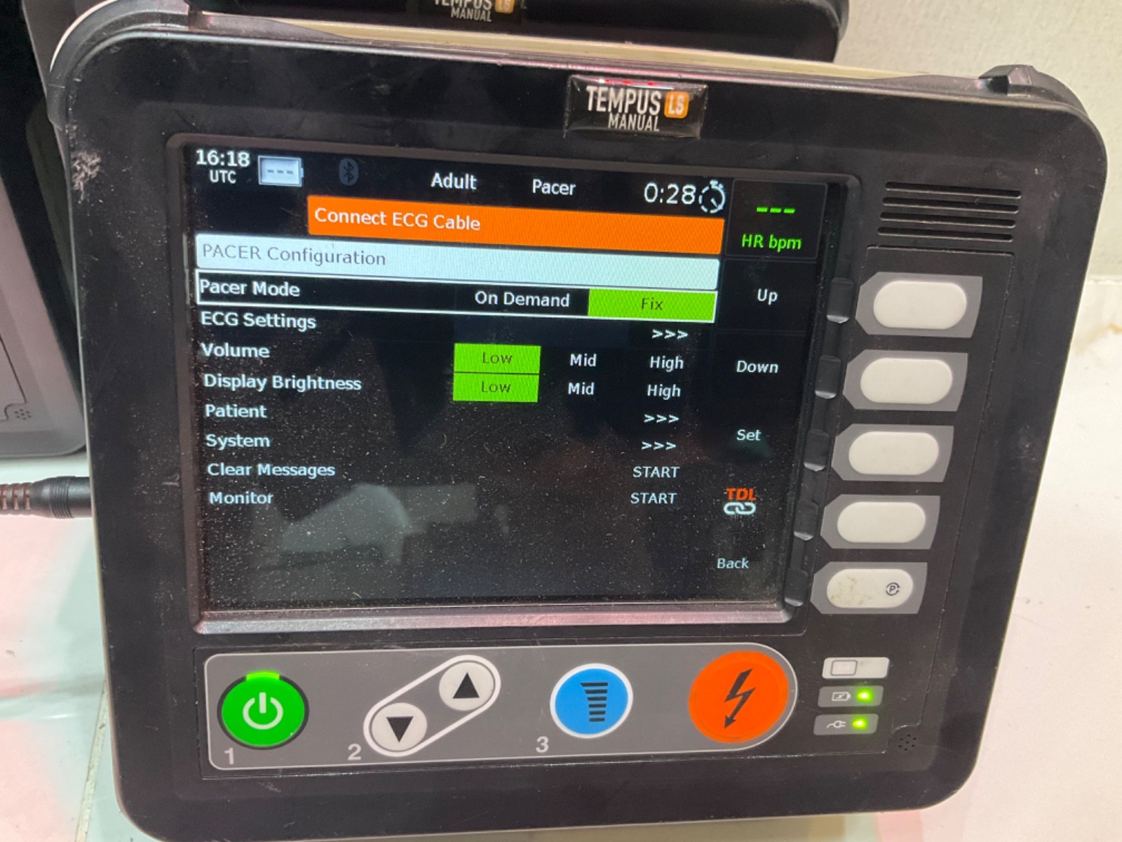 RDT Philips TEMPUS LS MANUAL DGE1 , 00-3020 (No Battery)