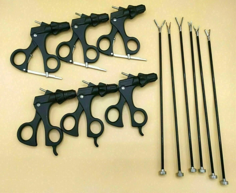 Autoclave Laparoscopy Grasper Set Of 6 Laparoscopic Instruments 5mmx330mm