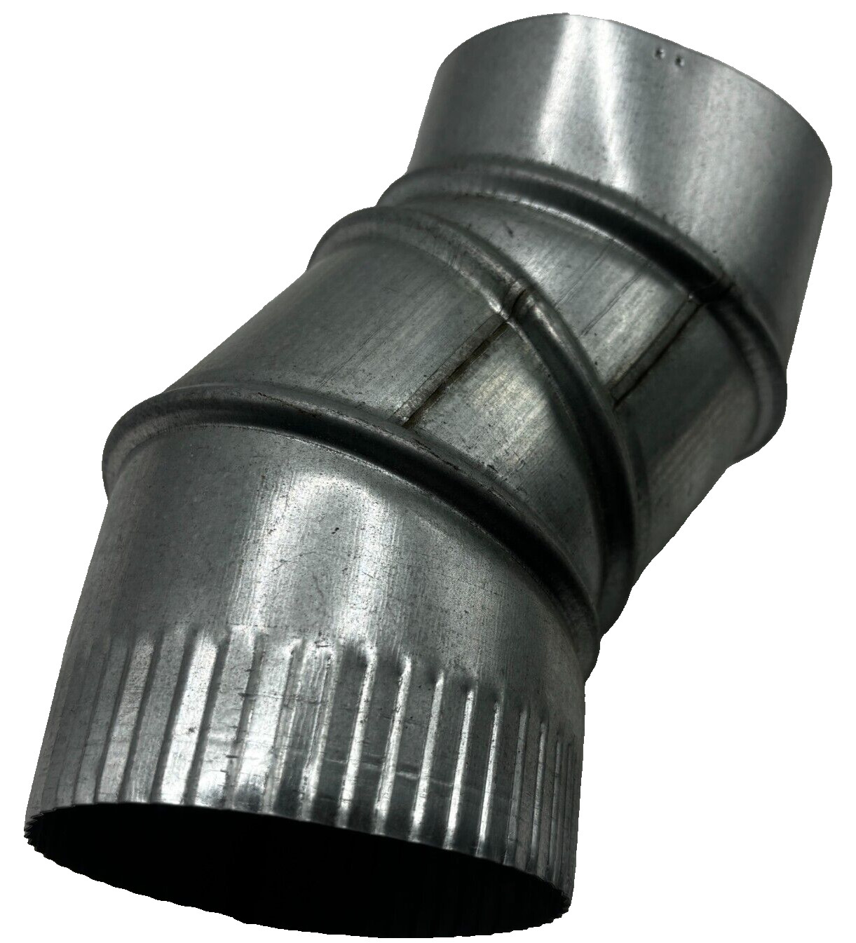Master Flow 26B90E4 90-Degree Round Adjustable Elbow 8 In. 26-Gauge🔔