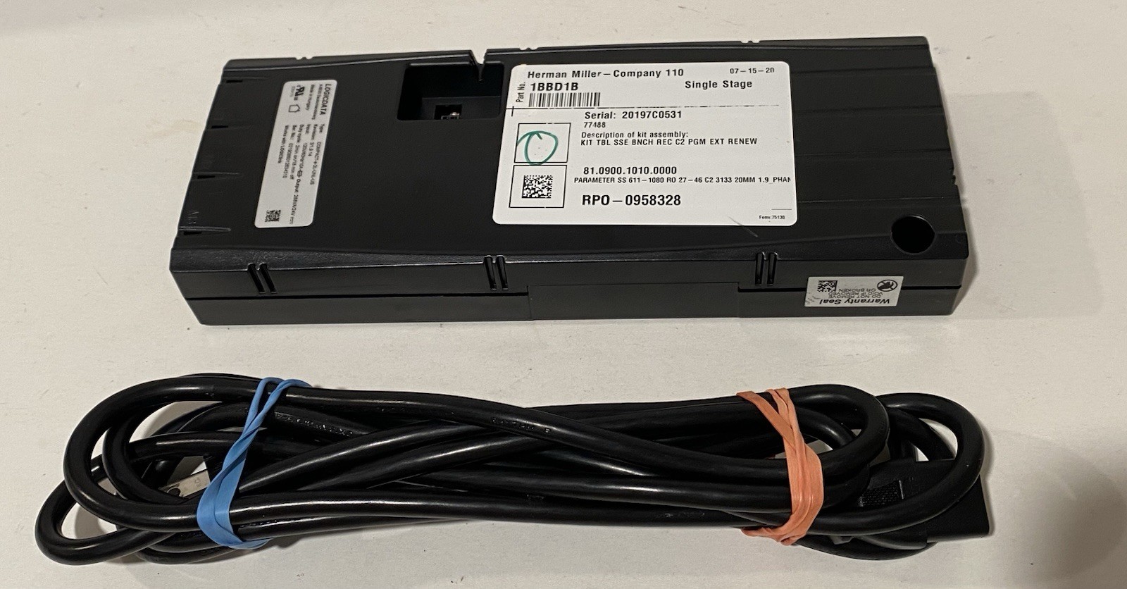 LOGICDATA COMPACT-e-2L-UNL-US Control Unit For Height-Adjustable Desk 120VAC