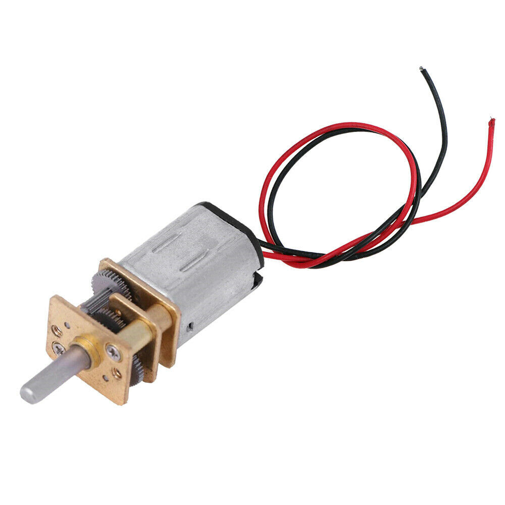 5Pcs Micro Mini N20 Gear Motor DC Slow Speed Full Metal Gearbox Reducer Toy E
