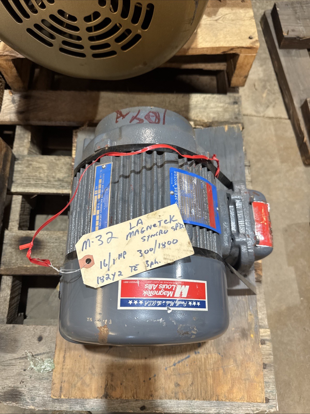 NEW MagneTek 1HP Explosion Proof Ac Induction Motor Three Phase 182YZ Frame