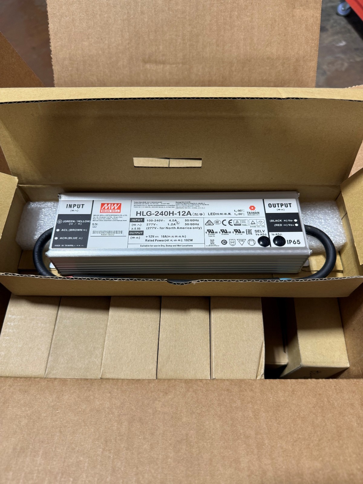 Mean Well HLG-240H-12A 240WPower Supply / LED Driver