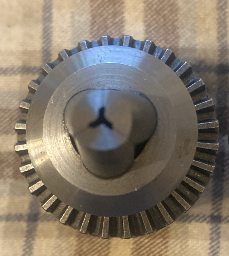 Jacob’s 33BA 1/2-20Drill Chuck W/ Key & Set Screw (5/64-1/2 IN. / 2-13 MM.)