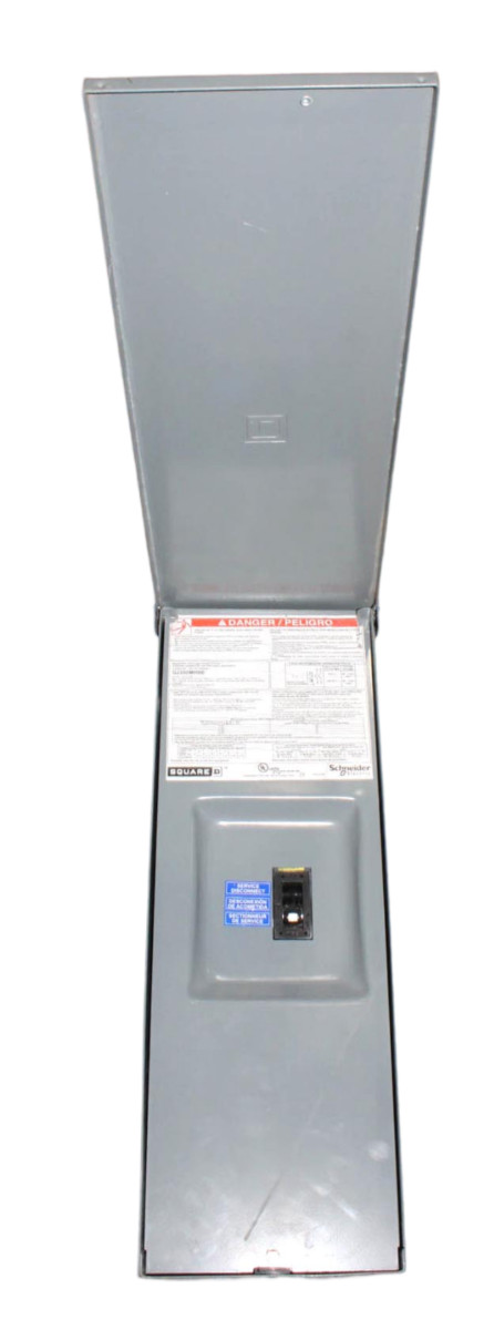 Square D 200A Breaker Enclosure Q2200MRBE w/QDL22200RPTL Breaker 2P NEMA 3R