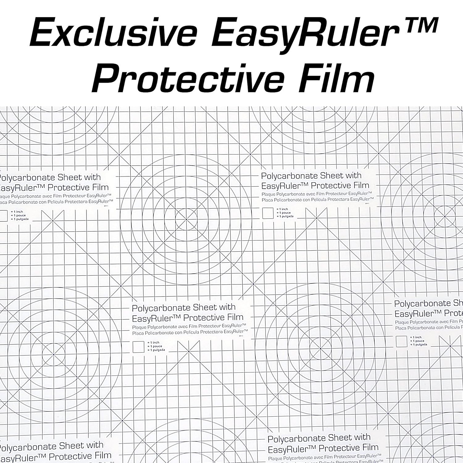 Polycarbonate Clear Plastic Sheet 12″ X 18″ X 0.0625″ 1/16″ Exact, EasyRuler …