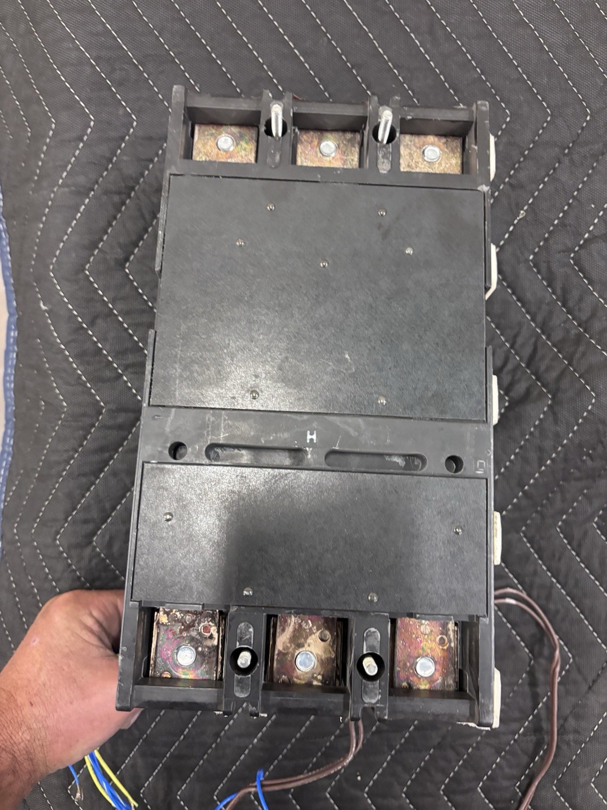 Square D LHL3640030DC1625 400A 3-Pole 500V DC Circuit Breaker w/ UV Trip Aux