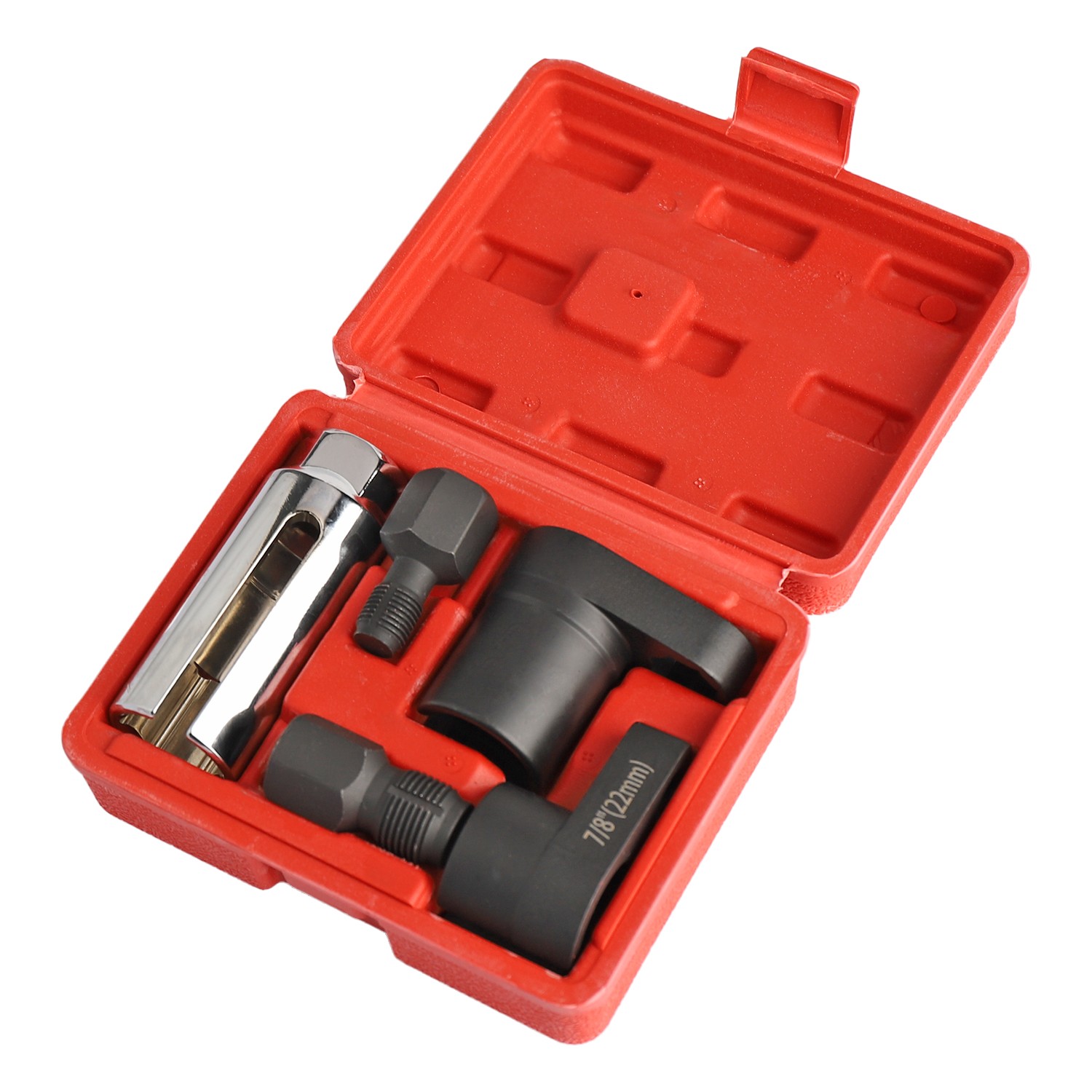 5PCS Automotive O2 Oxygen Sensor Socket Set Offset 02 Sensor Wrench Remover Tool