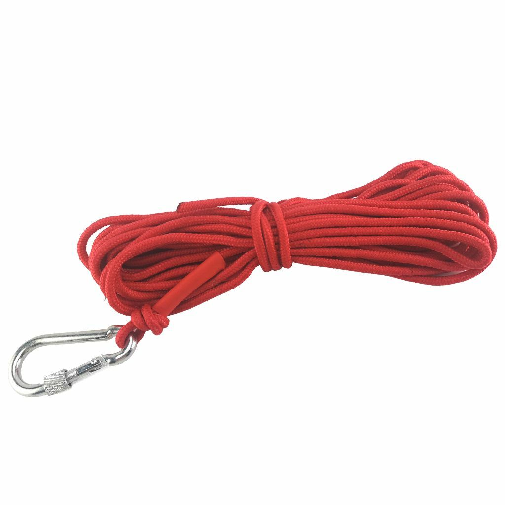 500LBS Fishing Magnet Kit Pull Force Strong Neodymium Rare Earth /Rope Carabiner