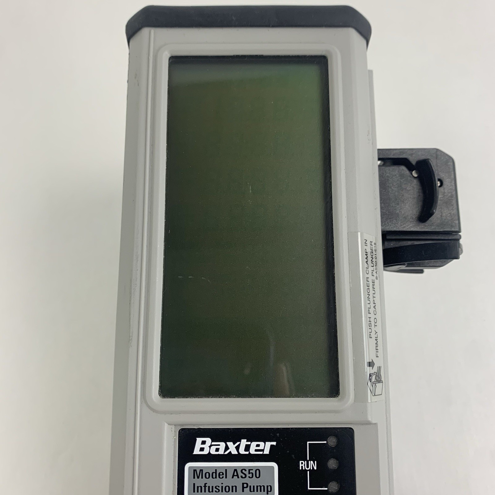 Baxter AS50 IM8550 Infusion Pump Powers On Factory Reset No Batteries No Charger