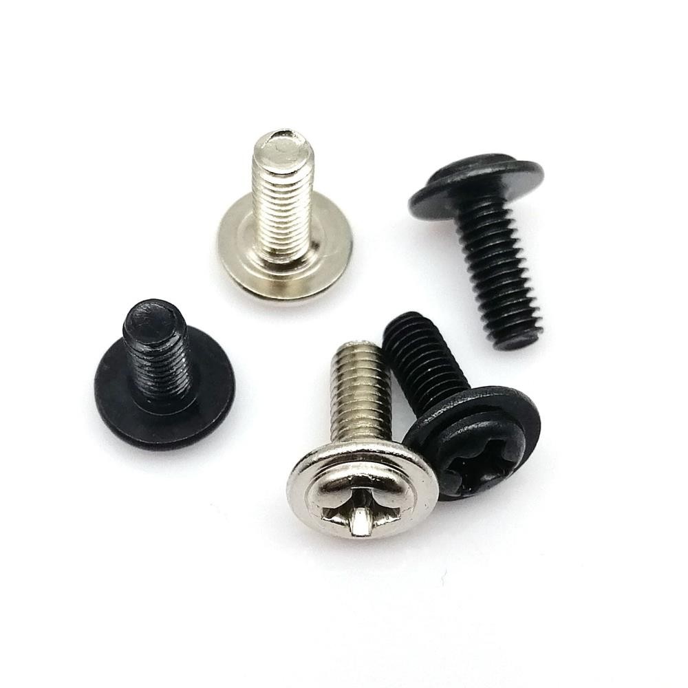 25-100Pcs M3 Phillips Round Washer Head Carbon Steel 1 Set U ノ