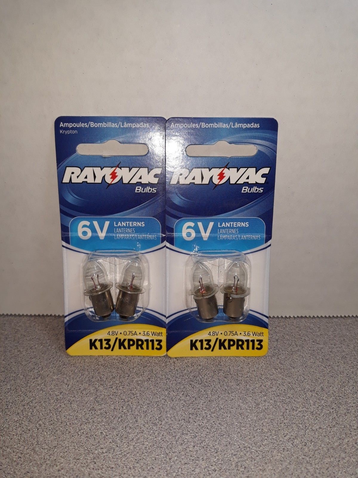 Rayovac 6V Lanterns K13/KPR113 Flash Light Bulbs