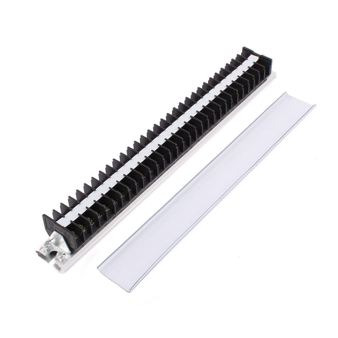 US Stock 660V 15A Double Row 30 Position Screw DIN Rail Terminal Block TD1530