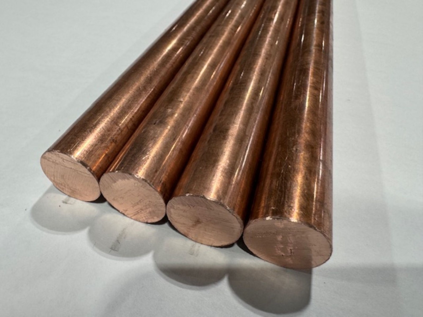 [4 PACK] 3/4″ Diameter Copper Rod x 4 Inches Long, 110 Copper