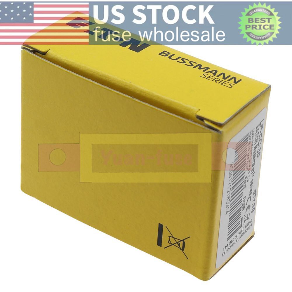 10PCS LPCC30 New Bussmann LP-CC-30 30A 600Vac Time-delay Fuse Fast Delivery