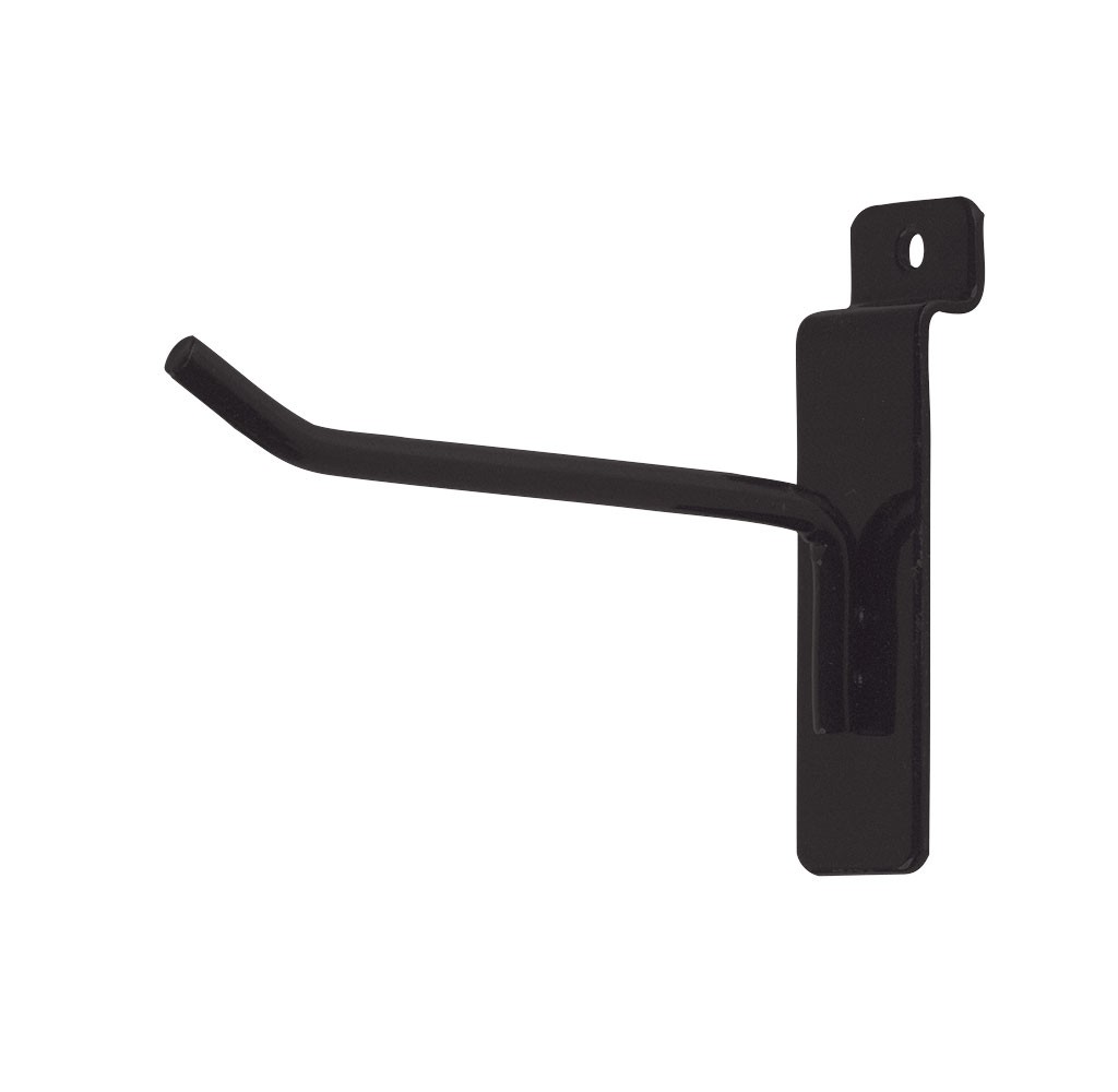 SSWBasics Slatwall Accessories – 4″ Slatwall Hooks for 3” Center Slat Wall