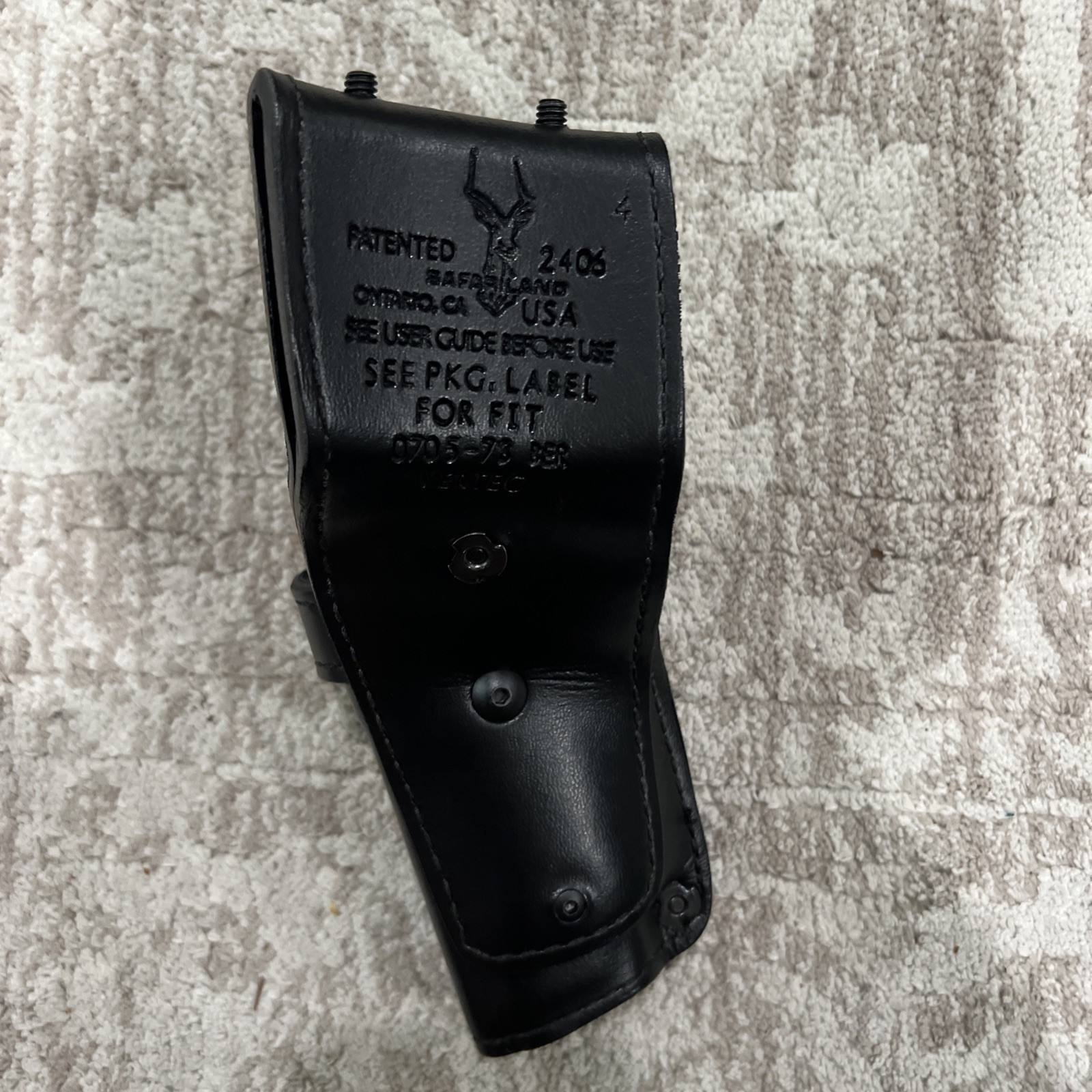 New SAFARILAND 0705 Low Ride Level 3 Duty Holster Beretta 92FS 92F 96 Black RH