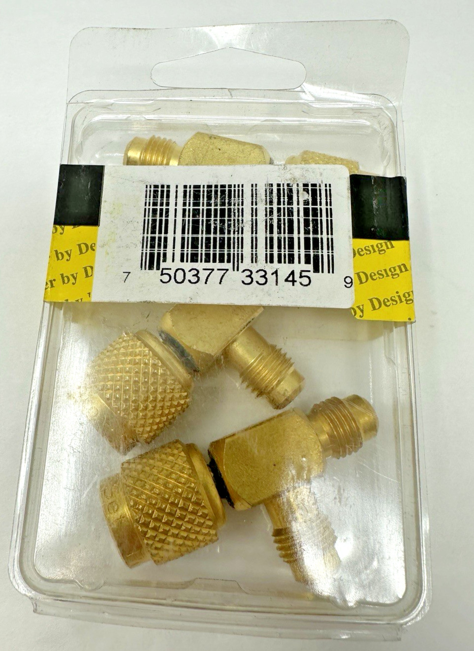 Lot of 3 PRO-SET Access Valve Tee AVT45 1/4″ SAE Female Knurl x 1/4″ SAE Male