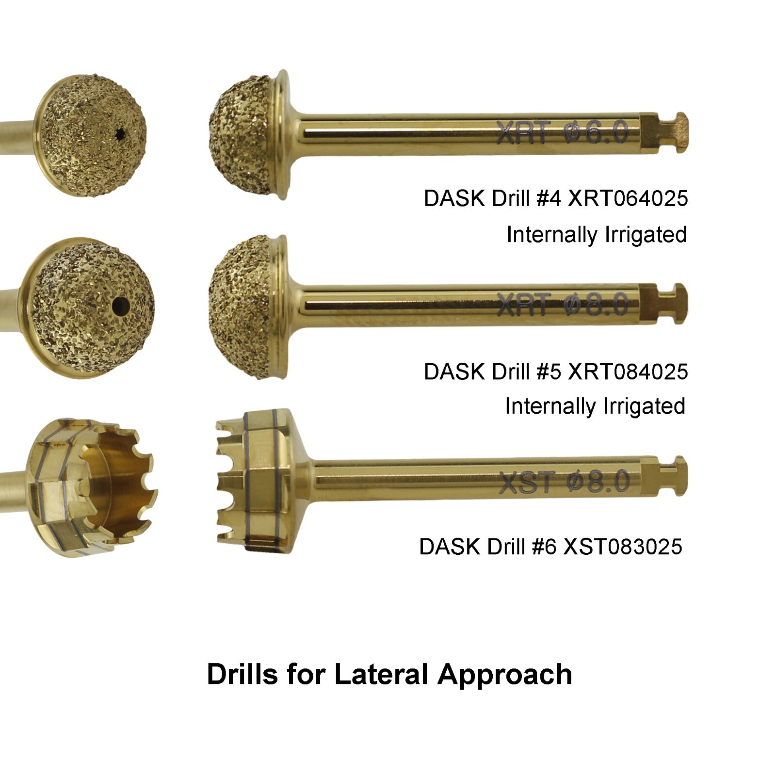 DASK Implant Sinus Lift Kit Lateral Crestal Drill Stoppers Elevation Instruments