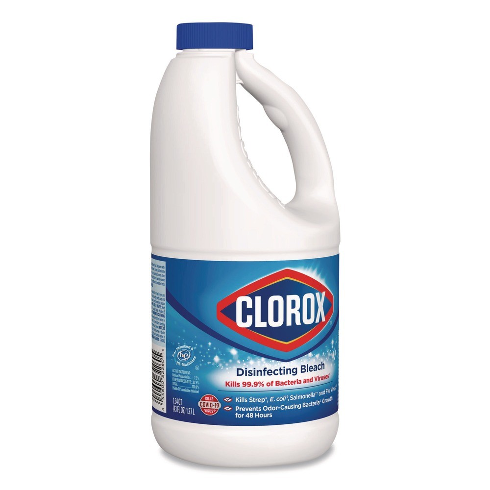 Clorox 32260 43 oz. Bottle Concentrated Regular Disinfecting Bleach (6/CT) New