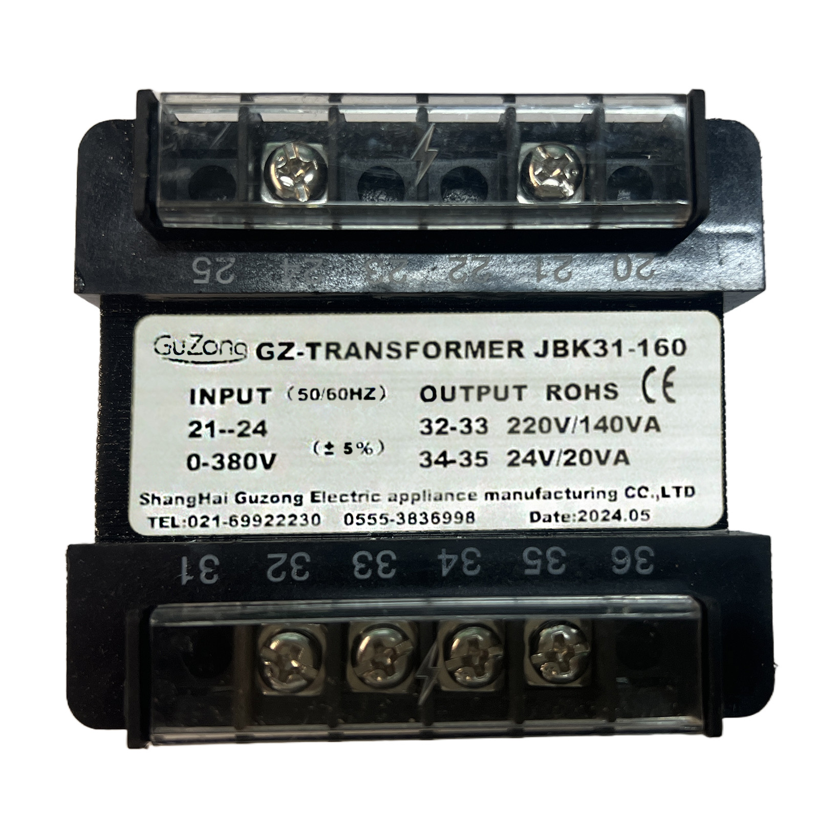NEW FIT FOR Air compressor transformer JBK31-160 enter 0-380V , Output 220V 24V