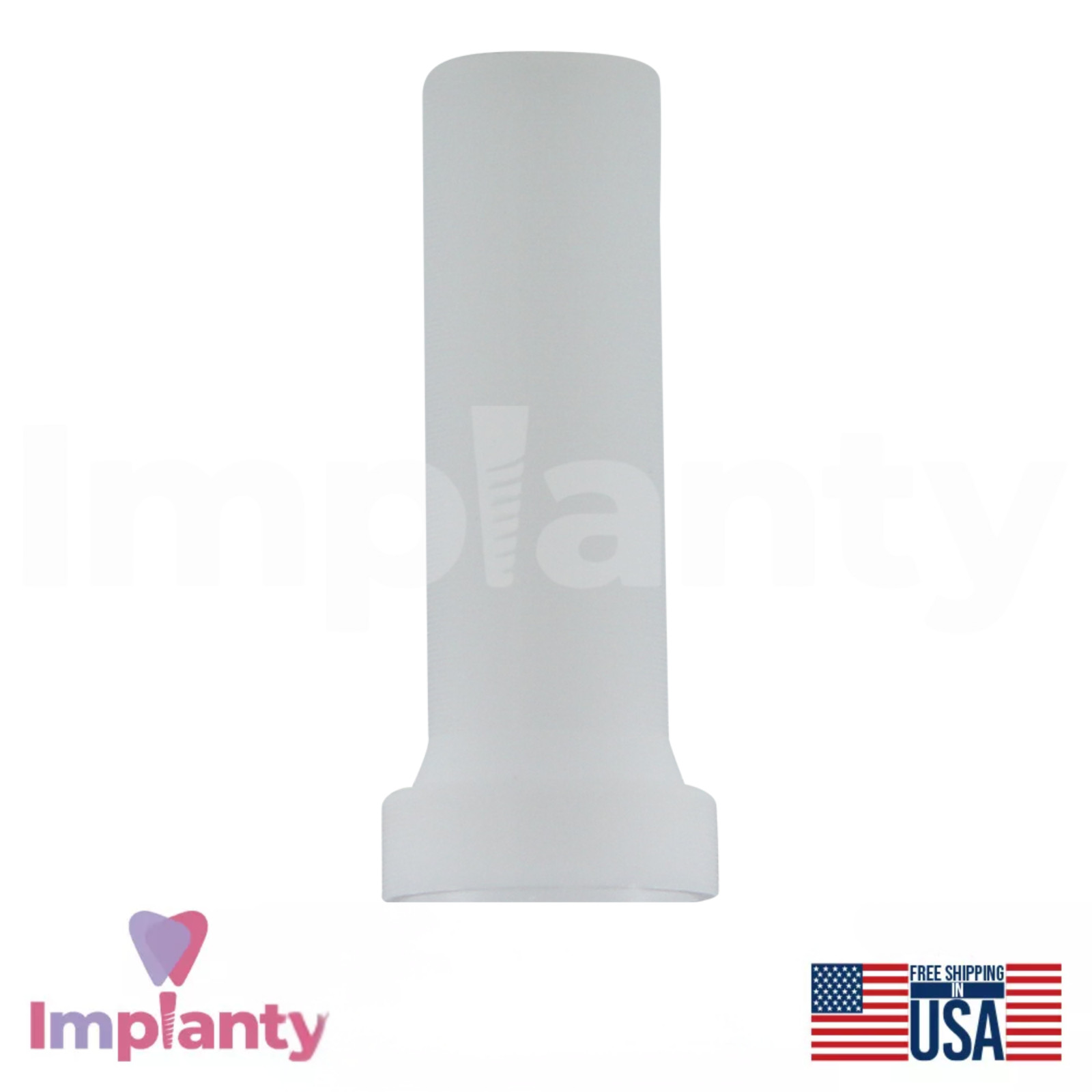 GDT Straight Multi Unit 1.6 Prosthetic Plastic Sleeve Set Int Hex 2.42mm